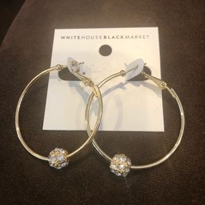 White House Black Market Hoop Earrings
